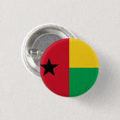 vlag van Guinee-Bissau Ronde Button 3,2 Cm (Voorkant /achterkant)