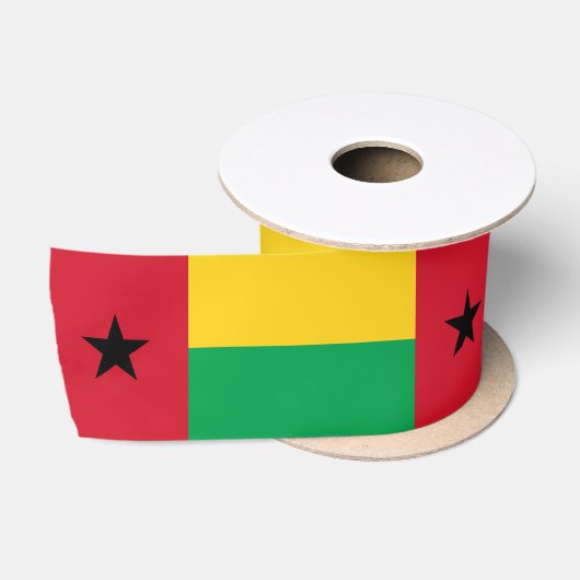 Vlag van Guinee-Bissau Satijnen Lint (Spoel)