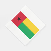 Vlag van Guinee-Bissau Servet (Hoek)