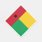 Vlag van Guinee-Bissau Servet (Hoek)