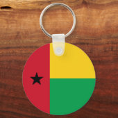 vlag van Guinee-Bissau Sleutelhanger (Voorkant)