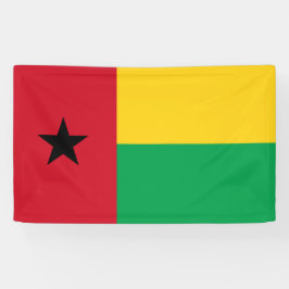 Vlag van Guinee-Bissau Spandoek
