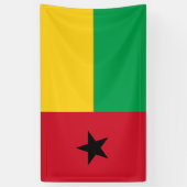 Vlag van Guinee-Bissau Spandoek (Verticaal)