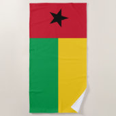 Vlag van Guinee-Bissau Strandlaken (Voorkant)