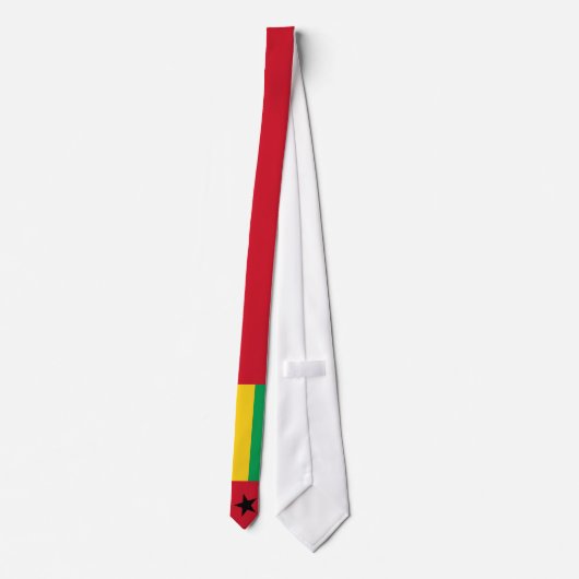 Vlag van Guinee-Bissau Stropdas (Achterkant)
