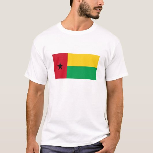 Vlag van Guinee-Bissau T-shirt (Voorkant)