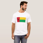 Vlag van Guinee-Bissau T-shirt (Voorkant volledig)