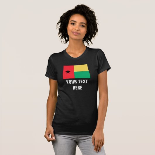 vlag van Guinee-Bissau T-shirt (Voorkant volledig)