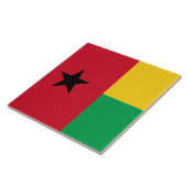 Vlag van Guinee-Bissau Tegeltje (Zijkant)
