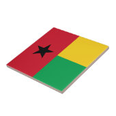 Vlag van Guinee-Bissau Tegeltje (Zijkant)