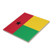 vlag van Guinee-Bissau Tegeltje (Zijkant)