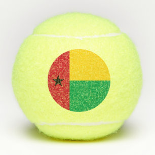 vlag van Guinee-Bissau Tennisballen