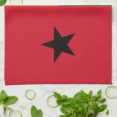 Vlag van Guinee-Bissau Theedoek (Gevouwen)
