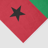 Vlag van Guinee-Bissau Tissuepapier (Detail)