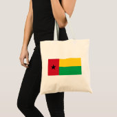 Vlag van Guinee-Bissau Tote Bag (Voorkant (product))