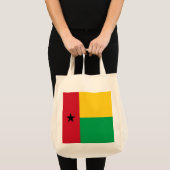 vlag van Guinee-Bissau Tote Bag (Voorkant (product))