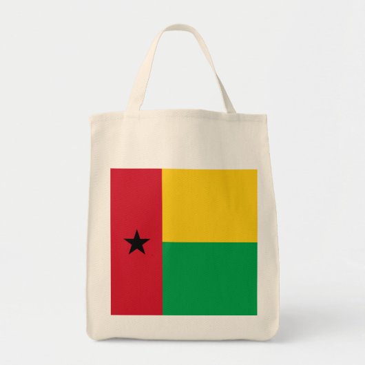 vlag van Guinee-Bissau Tote Bag (Voorkant)