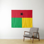 vlag van Guinee-Bissau Wandkleed (In Situ (horizontaal))