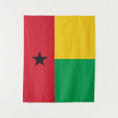 vlag van Guinee-Bissau Wandkleed (Voorkant)