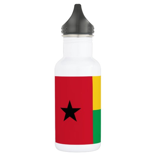 Vlag van Guinee-Bissau Waterfles (Links)