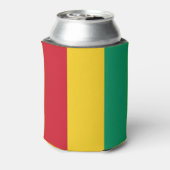 Vlag van Guinee Blikjeskoeler (Blikje Achterkant)