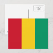 Vlag van Guinee Briefkaart (Voorkant / Achterkant)