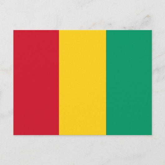Vlag van Guinee Briefkaart (Voorkant)