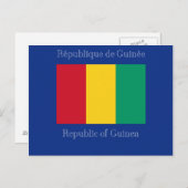 Vlag van Guinee Briefkaart (Voorkant / Achterkant)