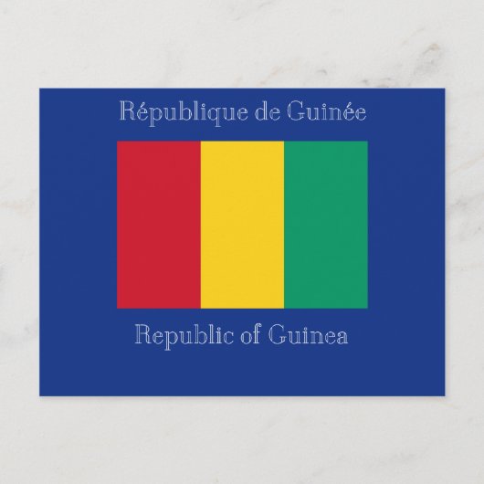 Vlag van Guinee Briefkaart (Voorkant)