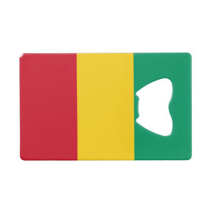 Vlag van Guinee Creditkaart Flessenopener