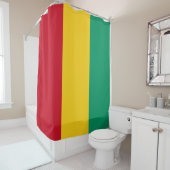 Vlag van Guinee Douchegordijn (In situ)
