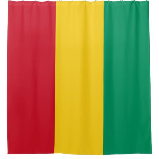 Vlag van Guinee Douchegordijn (Voorkant)