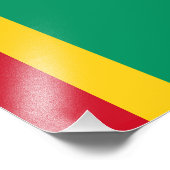 Vlag van Guinee Foto Afdruk (Hoek)