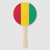 Vlag van Guinee Handwaaier (Achterkant)