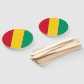 Vlag van Guinee Handwaaier (Niet-gemonteerd)