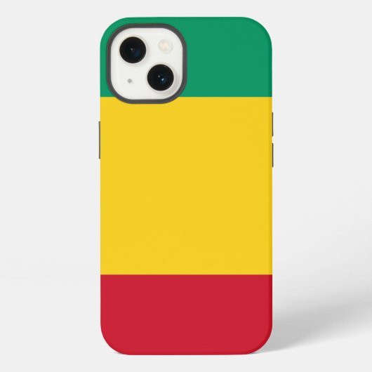 Vlag van Guinee iPhone Hoesje (Achterkant)