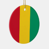 Vlag van Guinee Keramisch Ornament (Rechts)