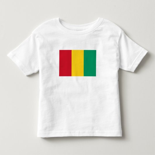 Vlag van Guinee Kinder Shirts (Voorkant)