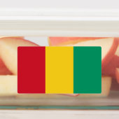 Vlag van Guinee Labels (Aangebracht)