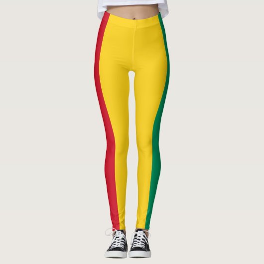Vlag van Guinee Leggings (Voorkant)
