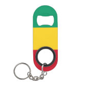 Vlag van Guinee Mini Flessenopener (Voorkant)