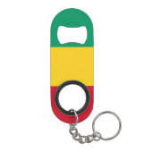 Vlag van Guinee Mini Flessenopener (Achterkant)