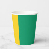 Vlag van Guinee Papieren Bekers (Achterkant)