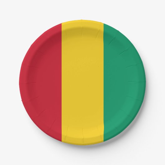 Vlag van Guinee Papieren Bordje (Voorkant)