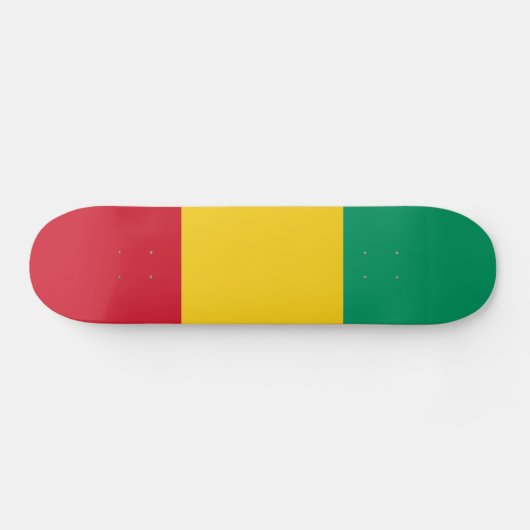 Vlag van Guinee Persoonlijk Skateboard (Horizontaal)