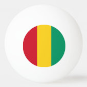 Vlag van Guinee Pingpongbal (Achterkant)