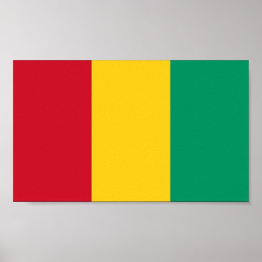 Vlag van Guinee Poster (Voorkant)