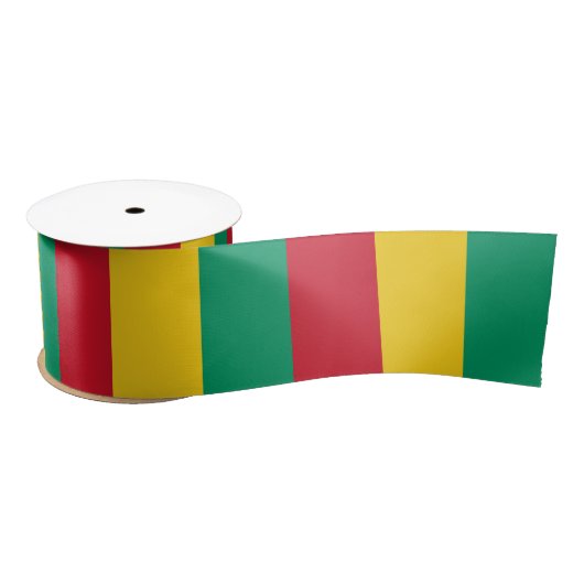Vlag van Guinee Satijnen Lint (Spoel)
