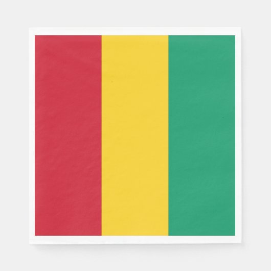Vlag van Guinee Servet (Voorkant)