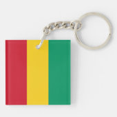 Vlag van Guinee Sleutelhanger (Achterkant)